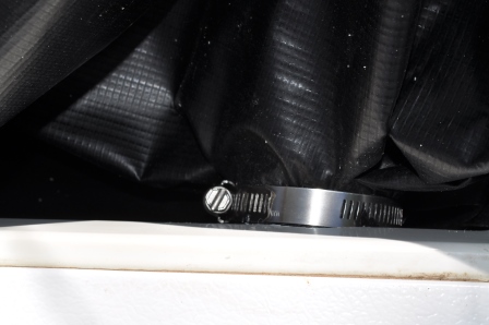 Placement of pipe clamp